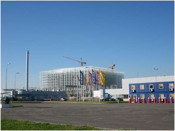 Automated storage and distribution center IKEA