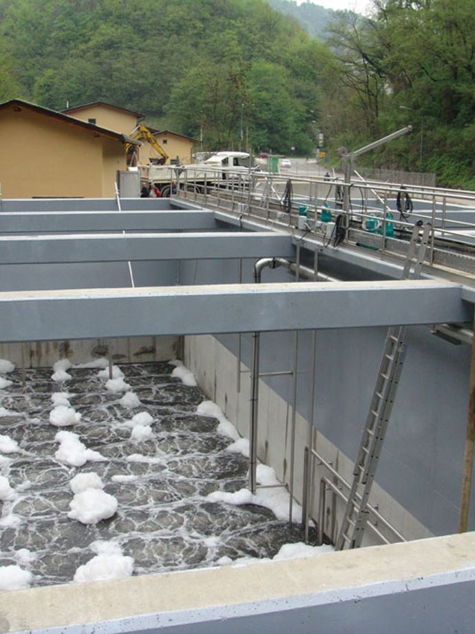 Central purifying plant and sewage infrastructure of the municipality Trbovlje
