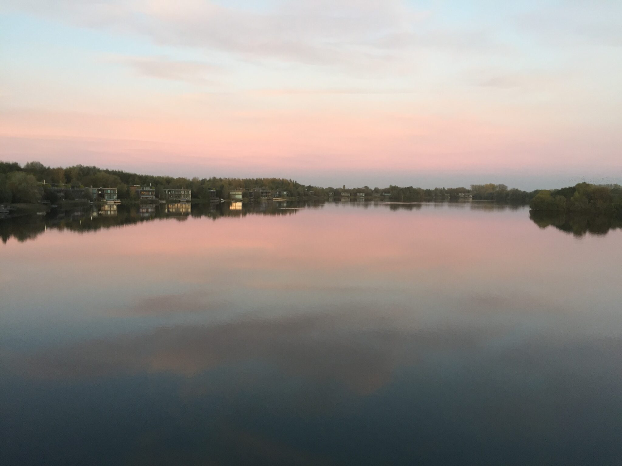 early evening on Bowmoor lake