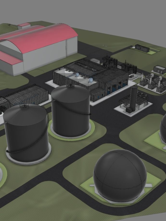 Строительство биогазовой установки для очистки осадка из водоочистных сооружений