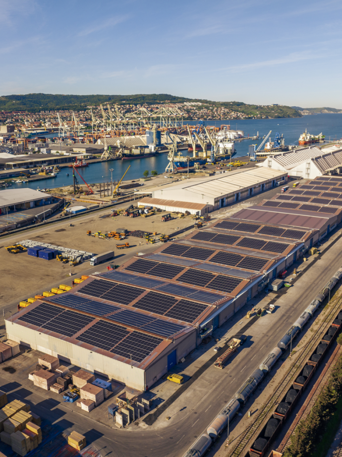 Photovoltaikanlage für Luka Koper