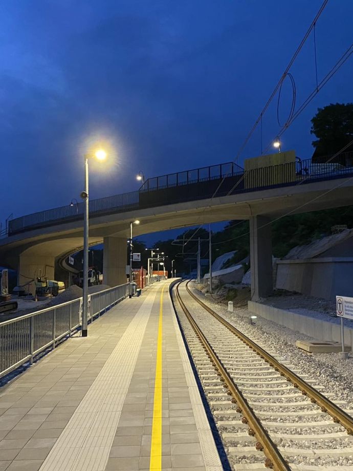 Erweiterung der Haupteisenbahnstrecke nr. 20 Ljubljana – Jesenice – d.m. Innerhalb des Abschnitts Podnart – Lesce Bled