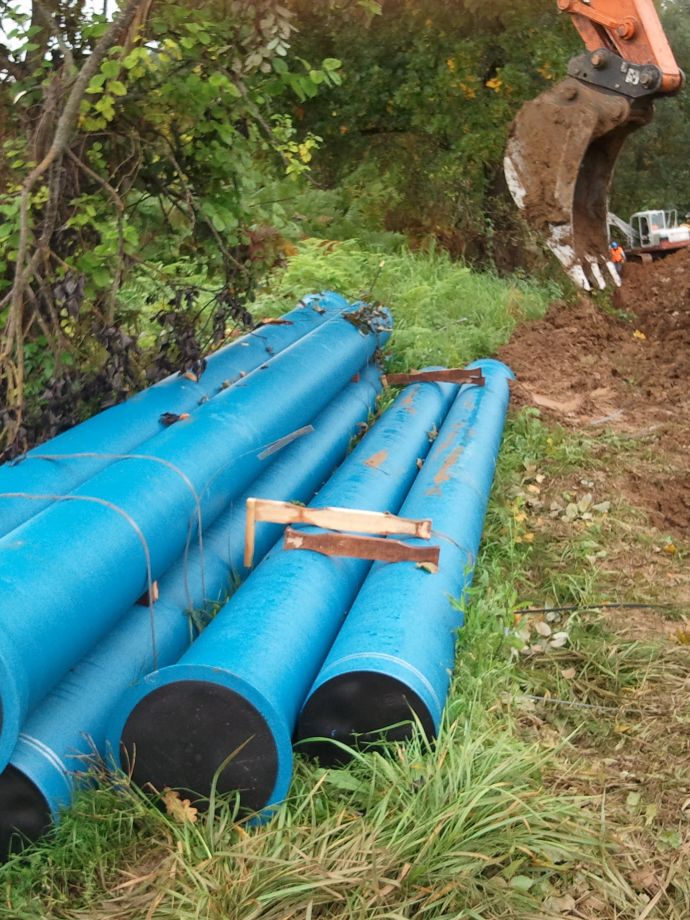 Aquaduct and sewage system in Bela Krajina