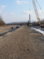 Reservoir and overflow spillway for the Brežice HPP